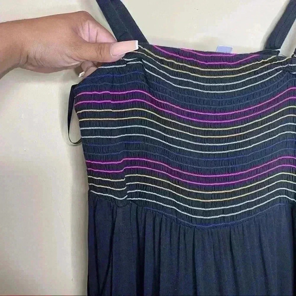 Torrid SUPER SOFT RAINBOW STRIPE STRAPLESS DRESS - Picture 4 of 6